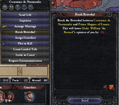 Betrothal of Constance to Hugues broke, November 1071.PNG